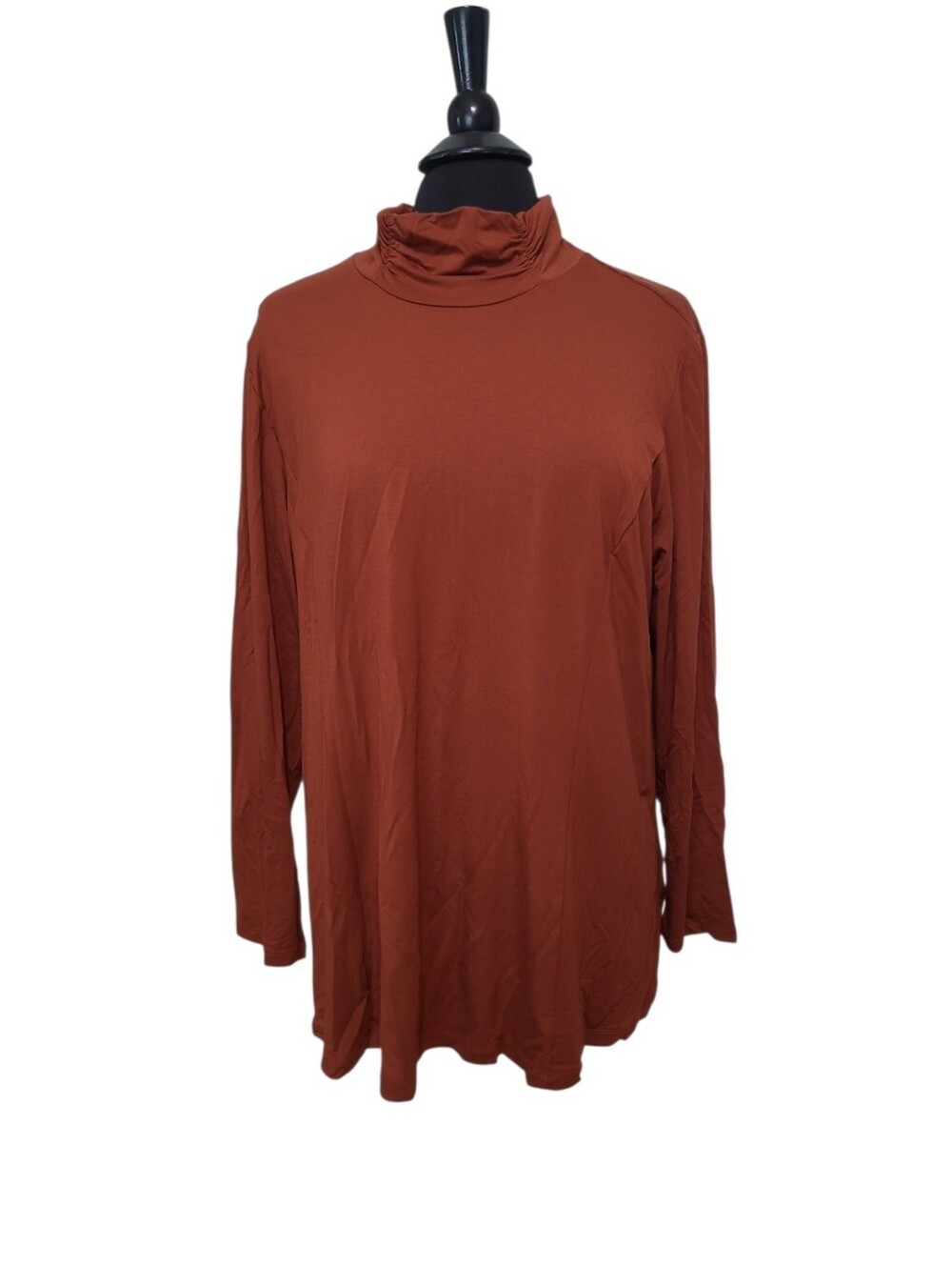 Susan Graver Weekend Essentials Turtleneck Long Sleeve Top Size XLP